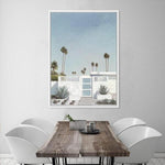Shop Palm Springs Doorway 3 Canvas Print a coastal themed painted framed canvas wall art print from The Print Emporium artwork collection - Buy Australian made fine art painting style stretched canvas prints for the home and your interior decor space, TPE-196-CA-35X46-NF