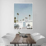 Shop Palm Springs Doorway 3 Canvas Print a coastal themed painted framed canvas wall art print from The Print Emporium artwork collection - Buy Australian made fine art painting style stretched canvas prints for the home and your interior decor space, TPE-196-CA-35X46-NF