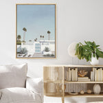 Shop Palm Springs Doorway 3 Canvas Print a coastal themed painted framed canvas wall art print from The Print Emporium artwork collection - Buy Australian made fine art painting style stretched canvas prints for the home and your interior decor space, TPE-196-CA-35X46-NF