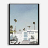 Shop Palm Springs Doorway 3 Canvas Print a coastal themed painted framed canvas wall art print from The Print Emporium artwork collection - Buy Australian made fine art painting style stretched canvas prints for the home and your interior decor space, TPE-196-CA-35X46-NF