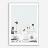 Shop Palm Springs Doorway 3 (Light) Art Print a coastal themed painted wall art print from The Print Emporium wall artwork collection - Buy Australian made fine art painting style poster and framed prints for the home and your interior decor room, TPE-616-AP