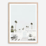 Shop Palm Springs Doorway 3 (Light) Art Print a coastal themed painted wall art print from The Print Emporium wall artwork collection - Buy Australian made fine art painting style poster and framed prints for the home and your interior decor room, TPE-616-AP