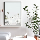 Shop Palm Springs Doorway 3 (Light) Art Print a coastal themed painted wall art print from The Print Emporium wall artwork collection - Buy Australian made fine art painting style poster and framed prints for the home and your interior decor room, TPE-616-AP