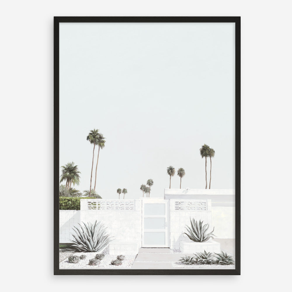Shop Palm Springs Doorway 3 (Light) Art Print a coastal themed painted wall art print from The Print Emporium wall artwork collection - Buy Australian made fine art painting style poster and framed prints for the home and your interior decor room, TPE-616-AP
