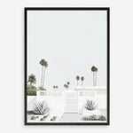 Shop Palm Springs Doorway 3 (Light) Art Print a coastal themed painted wall art print from The Print Emporium wall artwork collection - Buy Australian made fine art painting style poster and framed prints for the home and your interior decor room, TPE-616-AP