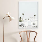 Shop Palm Springs Doorway 3 (Light) Art Print a coastal themed painted wall art print from The Print Emporium wall artwork collection - Buy Australian made fine art painting style poster and framed prints for the home and your interior decor room, TPE-616-AP