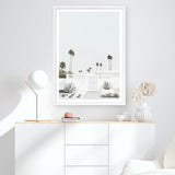 Shop Palm Springs Doorway 3 (Light) Art Print a coastal themed painted wall art print from The Print Emporium wall artwork collection - Buy Australian made fine art painting style poster and framed prints for the home and your interior decor room, TPE-616-AP