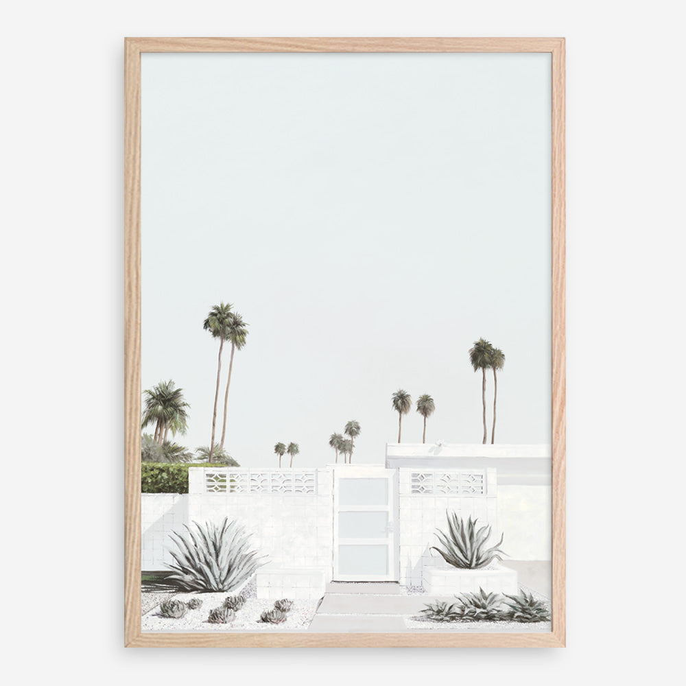 Shop Palm Springs Doorway 3 (Light) Art Print a coastal themed painted wall art print from The Print Emporium wall artwork collection - Buy Australian made fine art painting style poster and framed prints for the home and your interior decor room, TPE-616-AP
