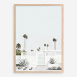 Shop Palm Springs Doorway 3 (Light) Art Print a coastal themed painted wall art print from The Print Emporium wall artwork collection - Buy Australian made fine art painting style poster and framed prints for the home and your interior decor room, TPE-616-AP