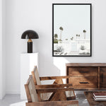 Shop Palm Springs Doorway 3 (Light) Canvas Print a coastal themed painted framed canvas wall art print from The Print Emporium artwork collection - Buy Australian made fine art painting style stretched canvas prints for the home and your interior decor space, TPE-616-CA-35X46-NF