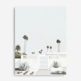 Shop Palm Springs Doorway 3 (Light) Canvas Print a coastal themed painted framed canvas wall art print from The Print Emporium artwork collection - Buy Australian made fine art painting style stretched canvas prints for the home and your interior decor space, TPE-616-CA-35X46-NF