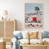 Shop Palm Springs Doorway 4 Art Print a coastal themed painted wall art print from The Print Emporium wall artwork collection - Buy Australian made fine art painting style poster and framed prints for the home and your interior decor room, TPE-206-AP