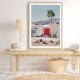 Shop Palm Springs Doorway 4 Art Print a coastal themed painted wall art print from The Print Emporium wall artwork collection - Buy Australian made fine art painting style poster and framed prints for the home and your interior decor room, TPE-206-AP
