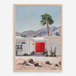 Shop Palm Springs Doorway 4 Art Print a coastal themed painted wall art print from The Print Emporium wall artwork collection - Buy Australian made fine art painting style poster and framed prints for the home and your interior decor room, TPE-206-AP