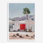 Shop Palm Springs Doorway 4 Art Print a coastal themed painted wall art print from The Print Emporium wall artwork collection - Buy Australian made fine art painting style poster and framed prints for the home and your interior decor room, TPE-206-AP