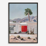 Shop Palm Springs Doorway 4 Art Print a coastal themed painted wall art print from The Print Emporium wall artwork collection - Buy Australian made fine art painting style poster and framed prints for the home and your interior decor room, TPE-206-AP