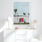 Shop Palm Springs Doorway 5 Art Print a coastal themed painted wall art print from The Print Emporium wall artwork collection - Buy Australian made fine art painting style poster and framed prints for the home and your interior decor room, TPE-259-AP
