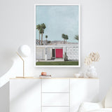 Shop Palm Springs Doorway 5 Art Print a coastal themed painted wall art print from The Print Emporium wall artwork collection - Buy Australian made fine art painting style poster and framed prints for the home and your interior decor room, TPE-259-AP