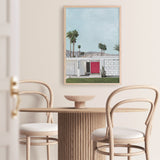 Shop Palm Springs Doorway 5 Art Print a coastal themed painted wall art print from The Print Emporium wall artwork collection - Buy Australian made fine art painting style poster and framed prints for the home and your interior decor room, TPE-259-AP