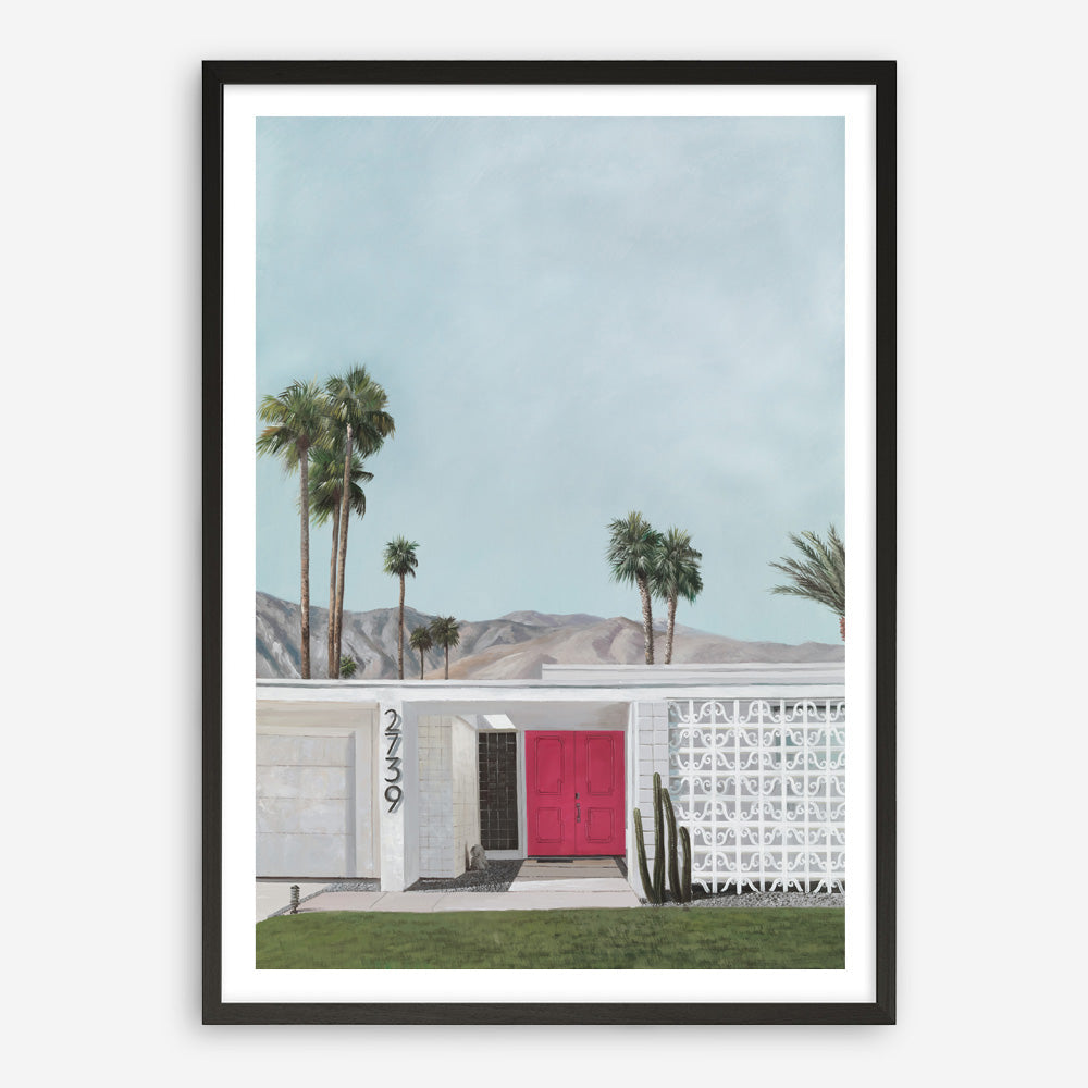 Shop Palm Springs Doorway 5 Art Print a coastal themed painted wall art print from The Print Emporium wall artwork collection - Buy Australian made fine art painting style poster and framed prints for the home and your interior decor room, TPE-259-AP