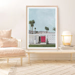 Shop Palm Springs Doorway 5 Art Print a coastal themed painted wall art print from The Print Emporium wall artwork collection - Buy Australian made fine art painting style poster and framed prints for the home and your interior decor room, TPE-259-AP