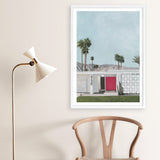 Shop Palm Springs Doorway 5 Art Print a coastal themed painted wall art print from The Print Emporium wall artwork collection - Buy Australian made fine art painting style poster and framed prints for the home and your interior decor room, TPE-259-AP