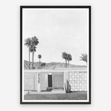 Shop Palm Springs Doorway 5 B&W Art Print a coastal themed painted wall art print from The Print Emporium wall artwork collection - Buy Australian made fine art painting style poster and framed prints for the home and your interior decor room, TPE-439-AP