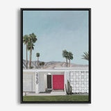 Shop Palm Springs Doorway 5 Canvas Print a coastal themed painted framed canvas wall art print from The Print Emporium artwork collection - Buy Australian made fine art painting style stretched canvas prints for the home and your interior decor space, TPE-259-CA-35X46-NF