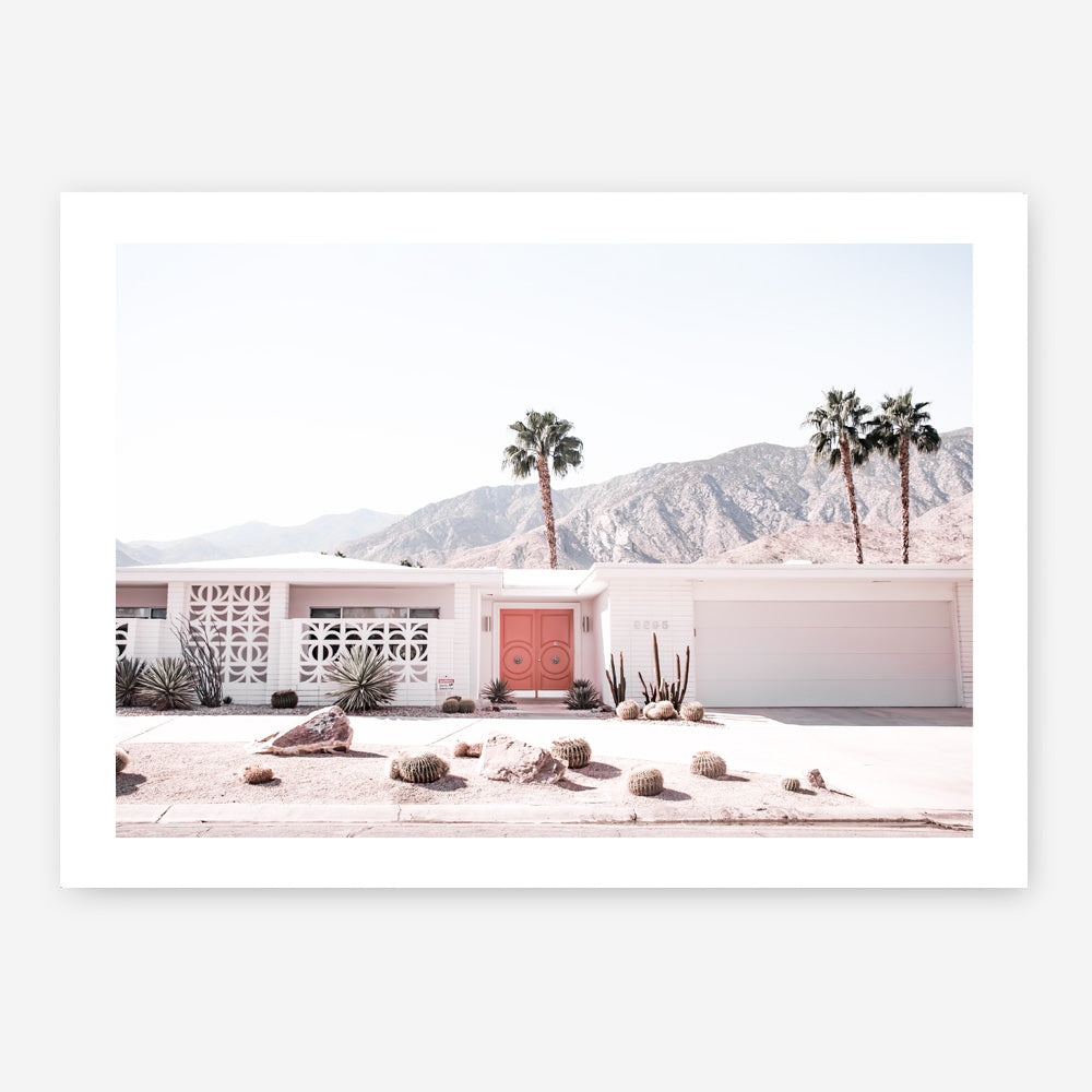 Shop Palm Springs House Photo Art Print a coastal themed photography wall art print from The Print Emporium wall artwork collection - Buy Australian made fine art poster and framed prints for the home and your interior decor, TPE-1041-AP