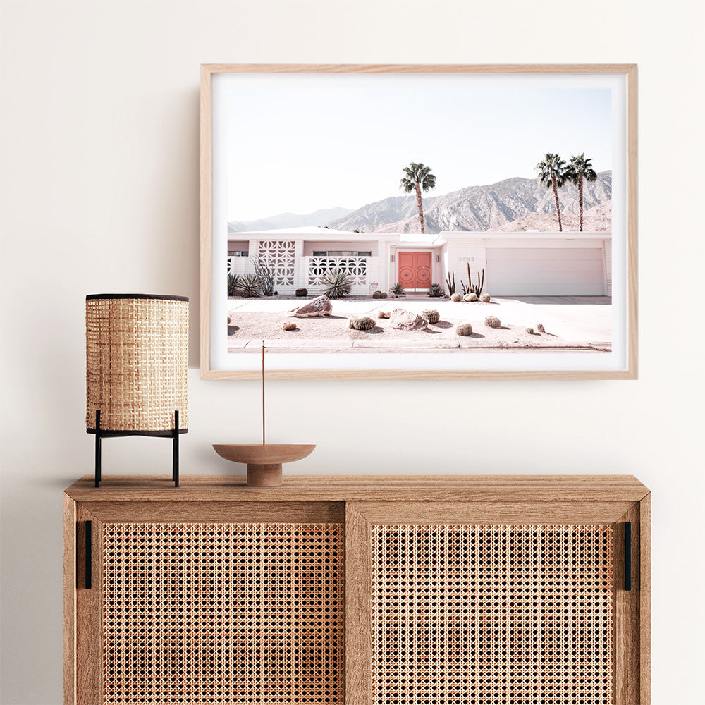 Shop Palm Springs House Photo Art Print a coastal themed photography wall art print from The Print Emporium wall artwork collection - Buy Australian made fine art poster and framed prints for the home and your interior decor, TPE-1041-AP