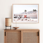 Shop Palm Springs House Photo Art Print a coastal themed photography wall art print from The Print Emporium wall artwork collection - Buy Australian made fine art poster and framed prints for the home and your interior decor, TPE-1041-AP