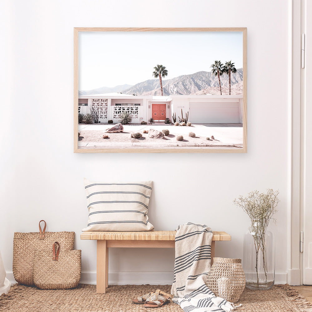 Shop Palm Springs House Photo Art Print a coastal themed photography wall art print from The Print Emporium wall artwork collection - Buy Australian made fine art poster and framed prints for the home and your interior decor, TPE-1041-AP