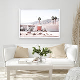 Shop Palm Springs House Photo Art Print a coastal themed photography wall art print from The Print Emporium wall artwork collection - Buy Australian made fine art poster and framed prints for the home and your interior decor, TPE-1041-AP