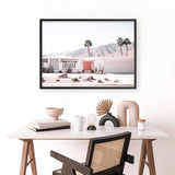 Shop Palm Springs House Photo Art Print a coastal themed photography wall art print from The Print Emporium wall artwork collection - Buy Australian made fine art poster and framed prints for the home and your interior decor, TPE-1041-AP