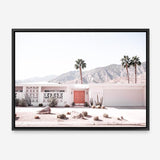 Shop Palm Springs House Photo Canvas Print a coastal themed photography framed stretched canvas print from The Print Emporium wall artwork collection - Buy Australian made prints for the home and your interior decor space, TPE-1041-CA-35X46-NF