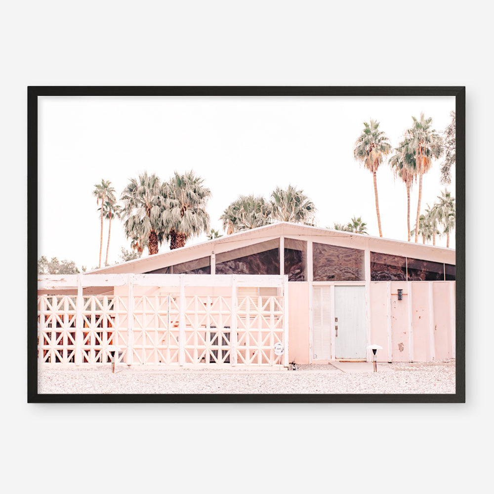 Shop Palm Springs Pink Building Photo Art Print a photography wall art print from The Print Emporium wall artwork collection - Buy Australian made fine art poster and framed prints for the home and your interior decor room, TPE-644-AP
