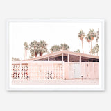 Shop Palm Springs Pink Building Photo Art Print a photography wall art print from The Print Emporium wall artwork collection - Buy Australian made fine art poster and framed prints for the home and your interior decor room, TPE-644-AP