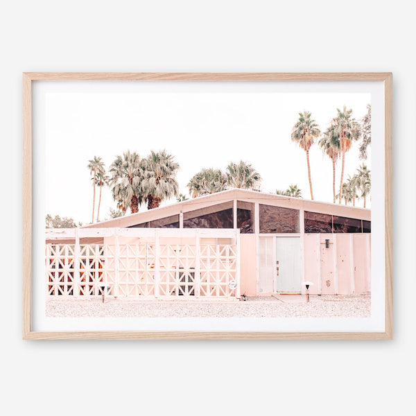 Shop Palm Springs Pink Building Photo Art Print a photography wall art print from The Print Emporium wall artwork collection - Buy Australian made fine art poster and framed prints for the home and your interior decor room, TPE-644-AP