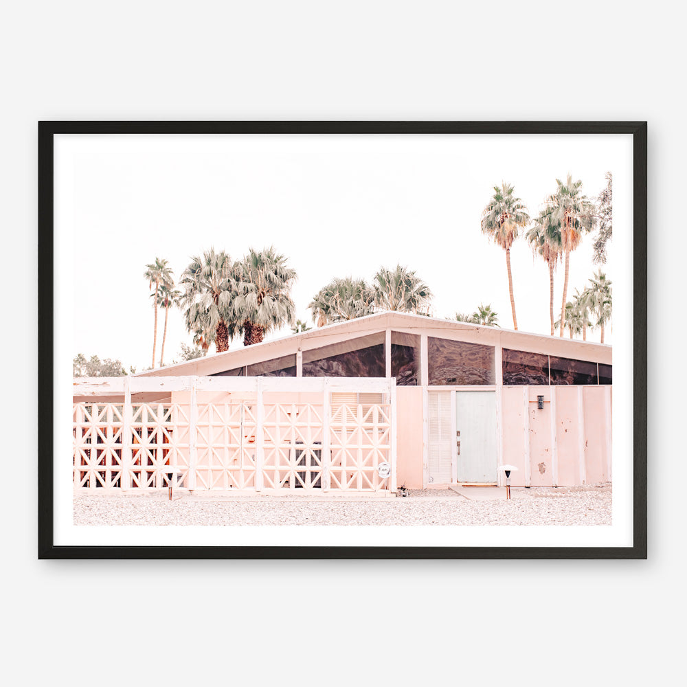 Shop Palm Springs Pink Building Photo Art Print a photography wall art print from The Print Emporium wall artwork collection - Buy Australian made fine art poster and framed prints for the home and your interior decor room, TPE-644-AP