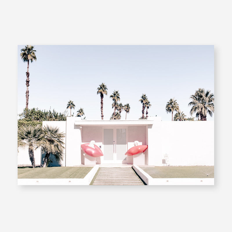 Shop Palm Springs Pink Door Photo Art Print a photography wall art print from The Print Emporium wall artwork collection - Buy Australian made fine art poster and framed prints for the home and your interior decor room, TPE-645-AP