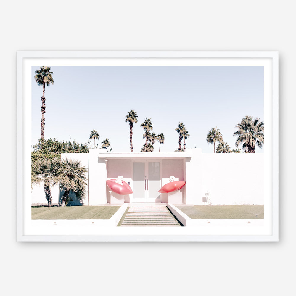 Shop Palm Springs Pink Door Photo Art Print a photography wall art print from The Print Emporium wall artwork collection - Buy Australian made fine art poster and framed prints for the home and your interior decor room, TPE-645-AP
