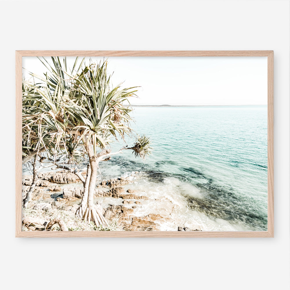 Shop Palm Tree Point Photo Art Print a coastal themed photography wall art print from The Print Emporium wall artwork collection - Buy Australian made fine art poster and framed prints for the home and your interior decor, TPE-1068-AP