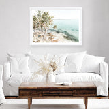 Shop Palm Tree Point Photo Art Print a coastal themed photography wall art print from The Print Emporium wall artwork collection - Buy Australian made fine art poster and framed prints for the home and your interior decor, TPE-1068-AP