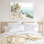 Shop Palm Tree Point Photo Art Print a coastal themed photography wall art print from The Print Emporium wall artwork collection - Buy Australian made fine art poster and framed prints for the home and your interior decor, TPE-1068-AP