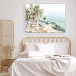 Shop Palm Tree Point Photo Canvas Print a coastal themed photography framed stretched canvas print from The Print Emporium wall artwork collection - Buy Australian made prints for the home and your interior decor space, TPE-1068-CA-35X46-NF