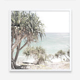 Shop Palm Tree Views (Square) Photo Art Print a coastal themed photography wall art print from The Print Emporium wall artwork collection - Buy Australian made fine art poster and framed prints for the home and your interior decor, TPE-452-AP