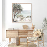 Shop Palm Tree Views (Square) Photo Art Print a coastal themed photography wall art print from The Print Emporium wall artwork collection - Buy Australian made fine art poster and framed prints for the home and your interior decor, TPE-452-AP