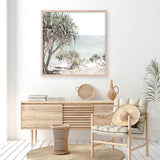 Shop Palm Tree Views (Square) Photo Art Print a coastal themed photography wall art print from The Print Emporium wall artwork collection - Buy Australian made fine art poster and framed prints for the home and your interior decor, TPE-452-AP