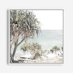 Shop Palm Tree Views (Square) Photo Canvas a coastal themed photography framed stretched canvas print from The Print Emporium wall artwork collection - Buy Australian made prints for the home and your interior decor space, TPE-452-CA-40X40-NF