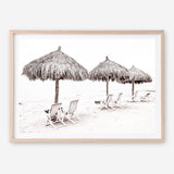 Shop Palm Umbrellas Photo Art Print a coastal themed photography wall art print from The Print Emporium wall artwork collection - Buy Australian made fine art poster and framed prints for the home and your interior decor, TPE-739-AP